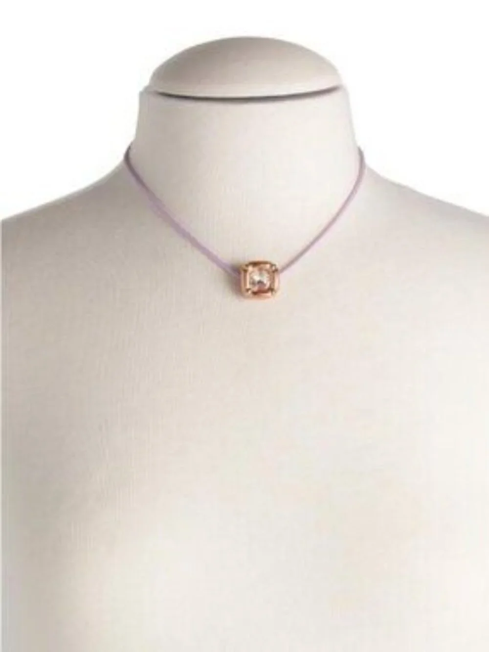 SWAROVSKI Dulcis Purple Crystal Necklace